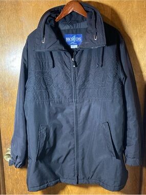 Innovations by Izzi Women’s Med Embroidered Jacket Grandmacore Insulated 90s